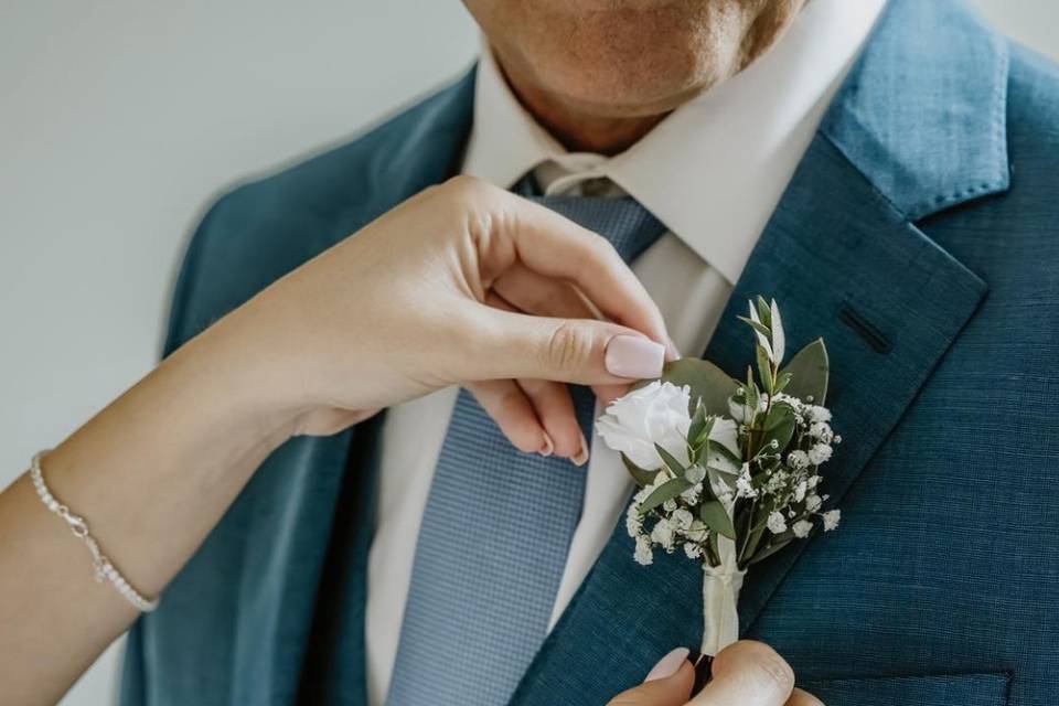 Boutonnière marié