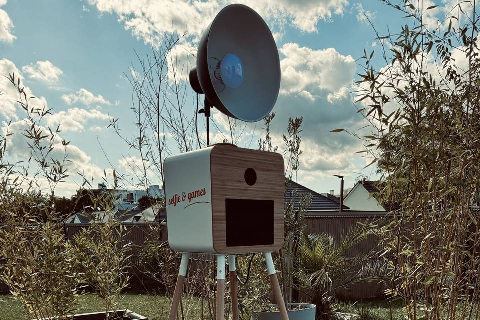 Borne à selfie vintage