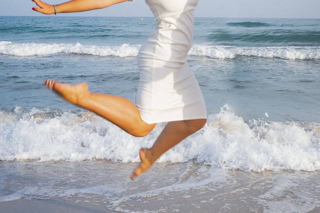 À la plage