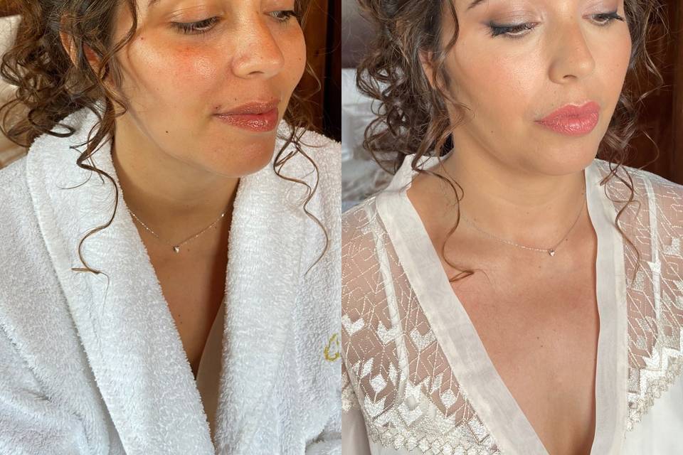 Avant/après mariée
