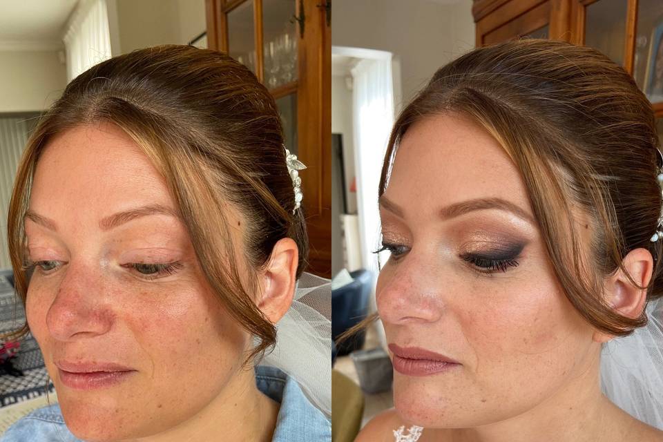 Avant/après mariée