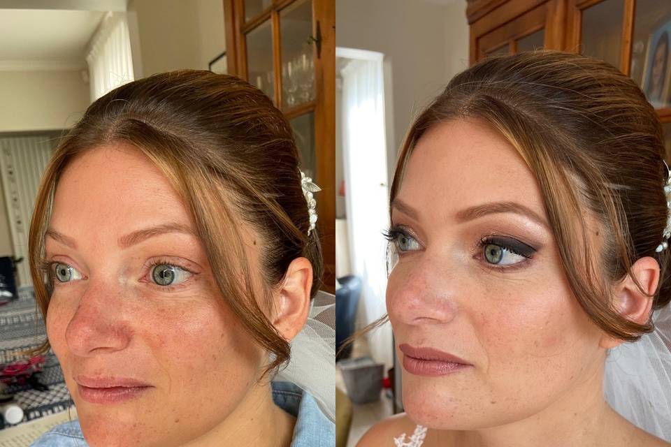 Avant/après mariée