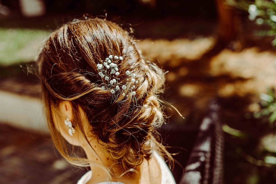 Chignon champêtre