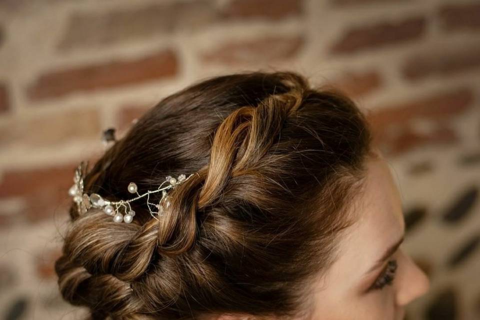 Chignon bohème chic