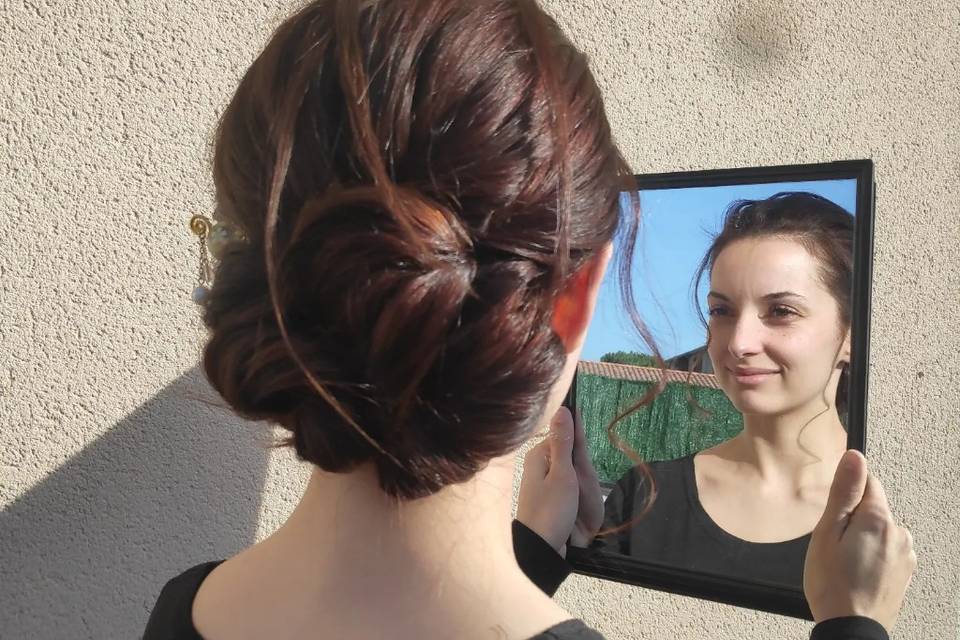 Chignon contemporain