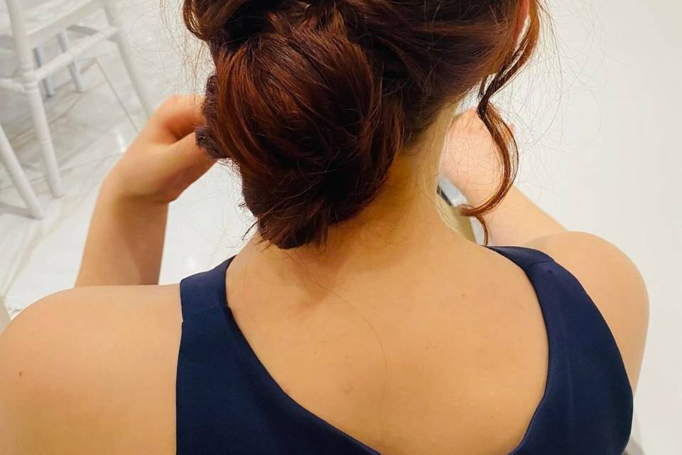 Chignon bohème