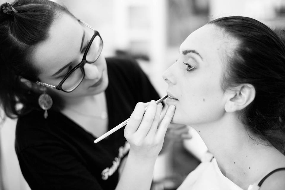 Maquillage de la mariée