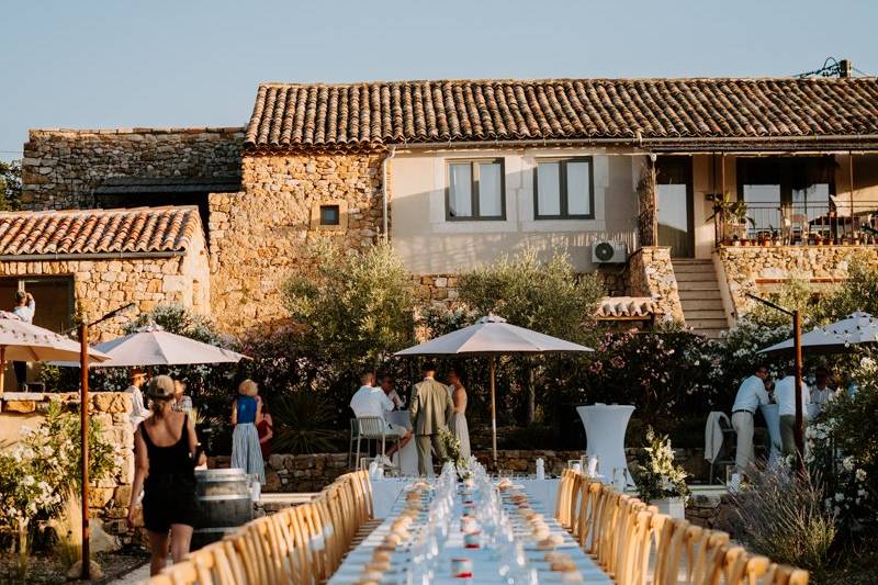La table des mariés