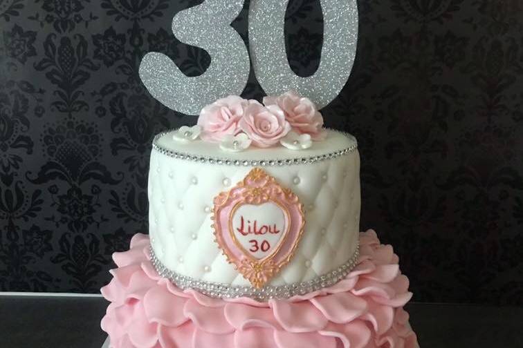 Wedding cake anniversaire