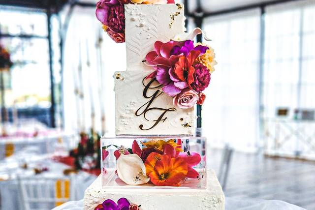 Wedding cake tropical
