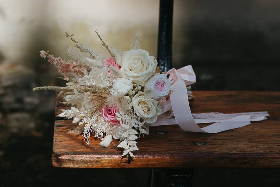 Bouquet de fleurs séchées