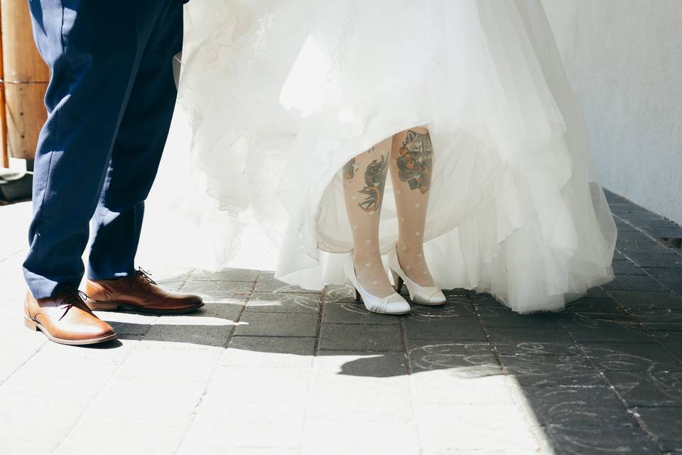 Chaussures des mariés