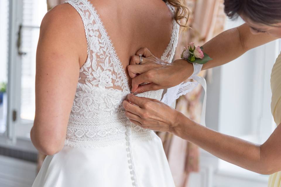 Photo de la mariée