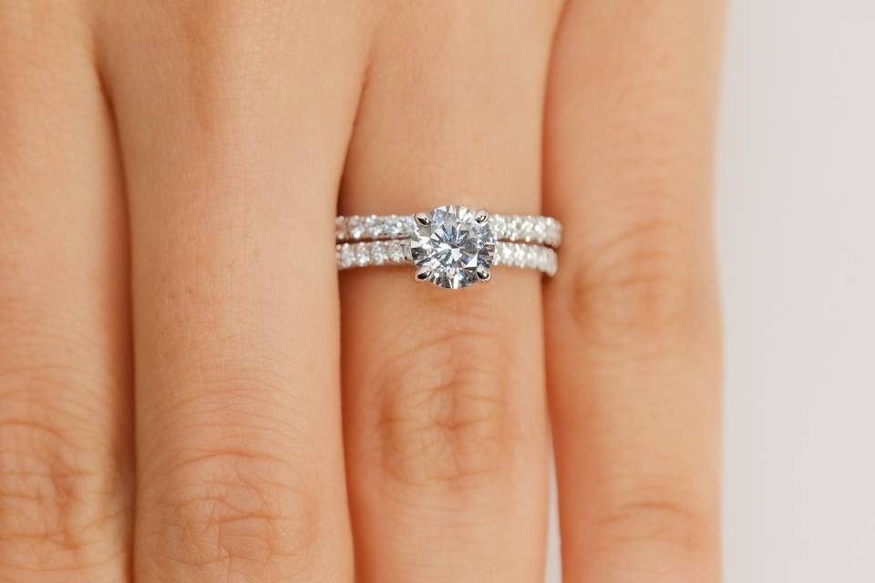 MOROCCO-ELLE Engagement Ring & Wedding Band 1