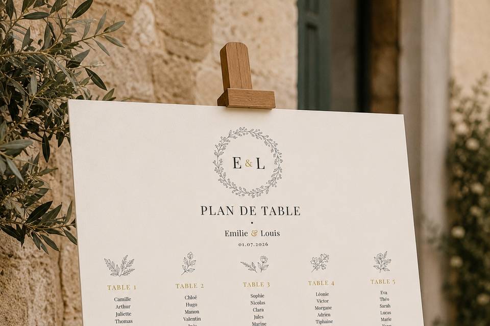 Plan de table