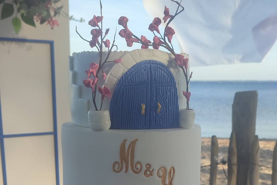 Mama Mia wedding cake