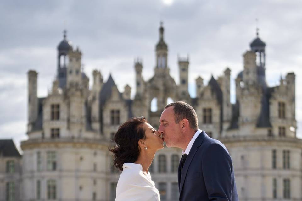 Couple à Chambord