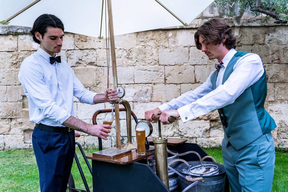 Triporteur tireuse à bière