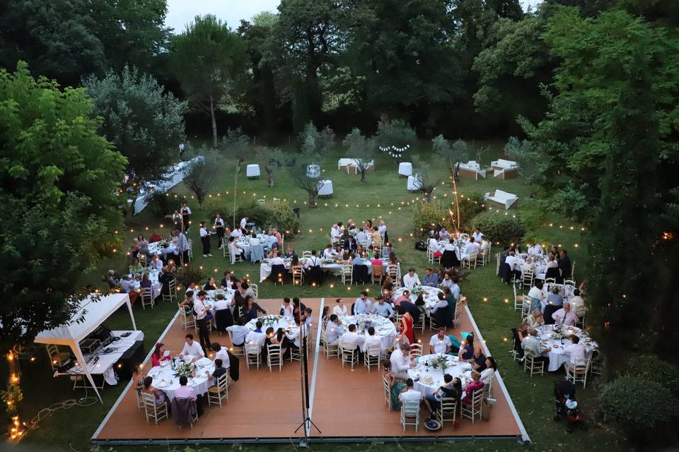 Repas dans le parc