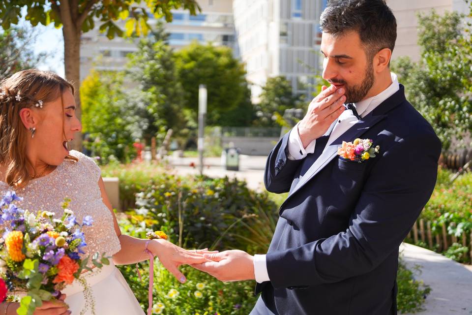 Post cérémonie de mariage