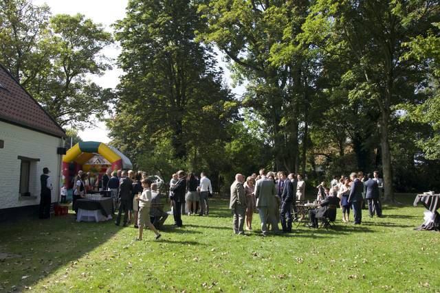 Vin d'honneur au jardin
