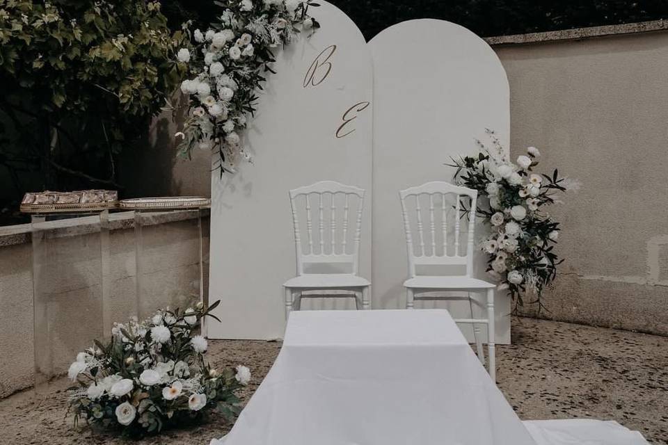 Backdrop mariage