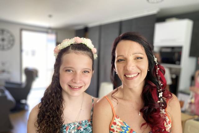 MakeUp mariée et sa fille