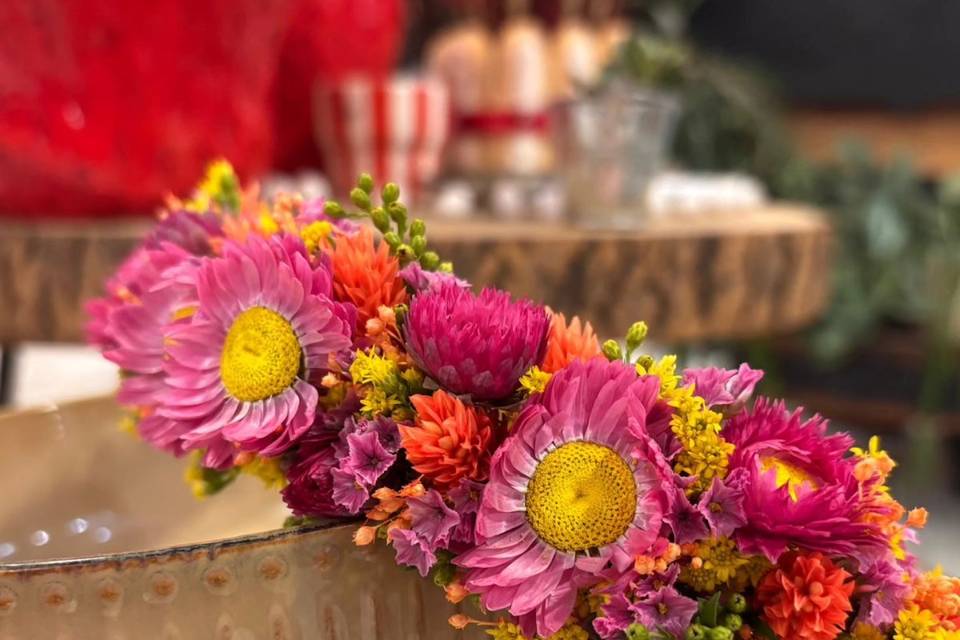 Couronne de fleurs