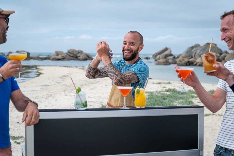 Cocktails sur la plage !