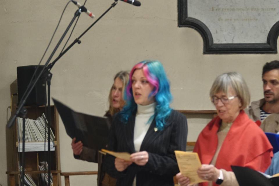 Chant avec choeurs