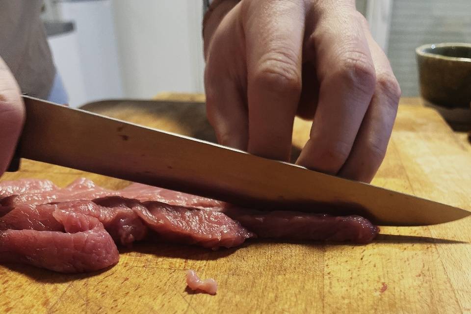 TARTARE DE VEAU A LA MINUTE