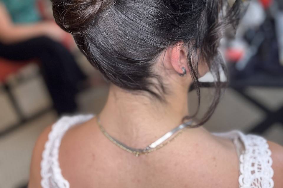 Chignon bohème