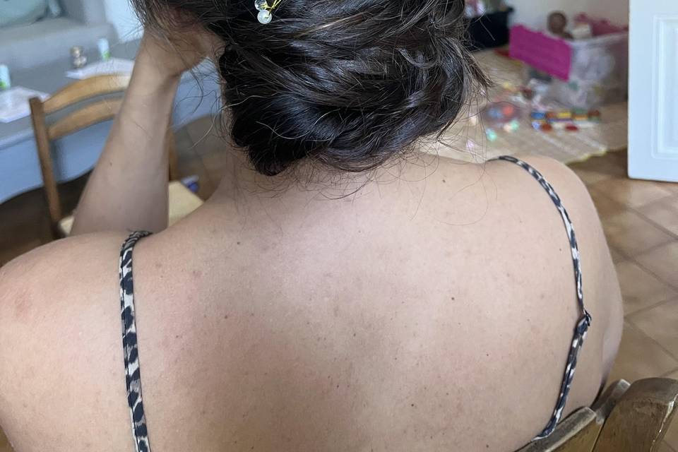 Chignon bohème
