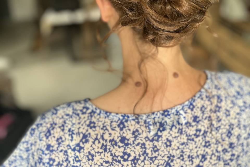 Chignon bohème