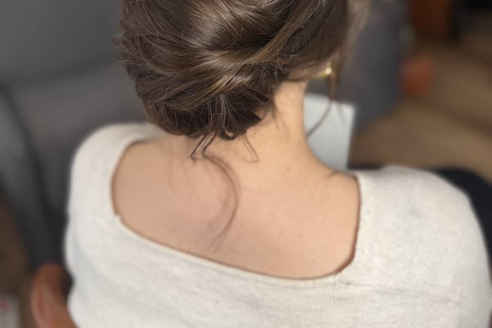Chignon moderne & doux