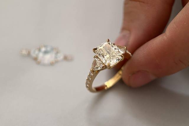 Bague fiançailles diamant