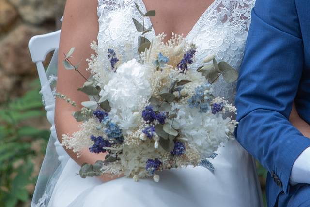 Bouquet de fleurs séchées