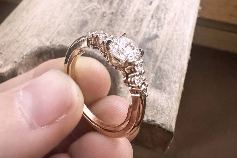 Bague de fiançailles diamant