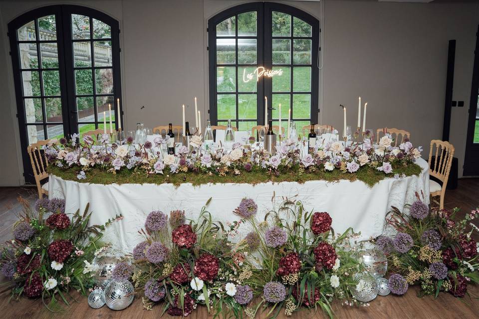 Table d'honneur S&A Château Je