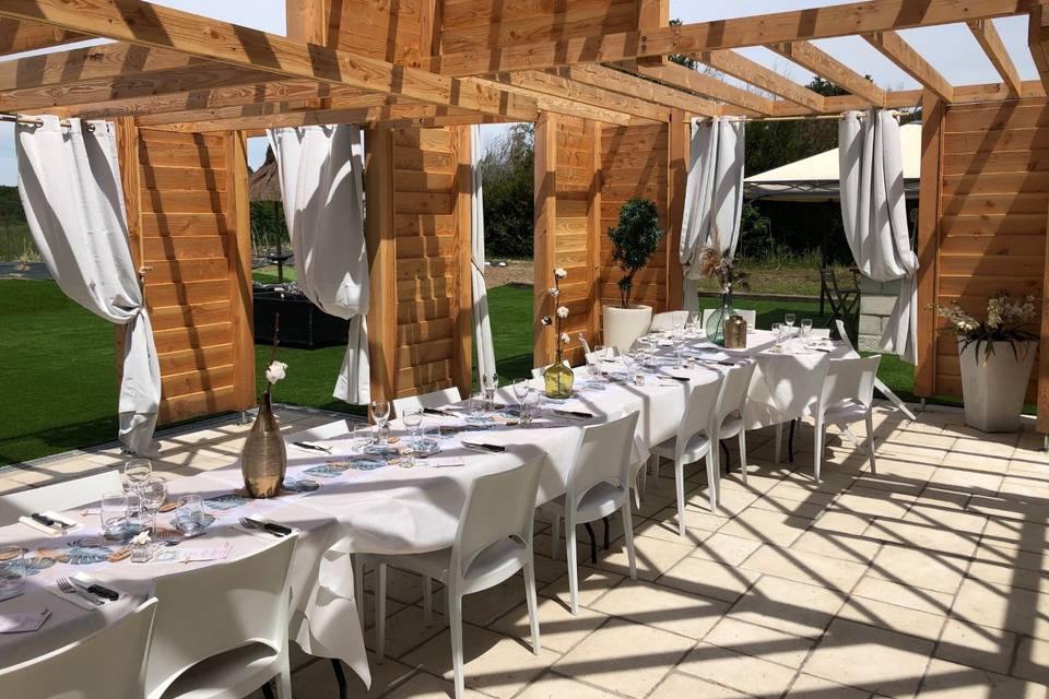 Terrasse pergola normes covid