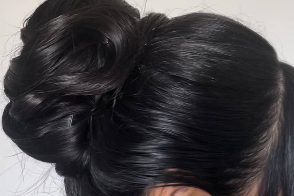 Chignon haut