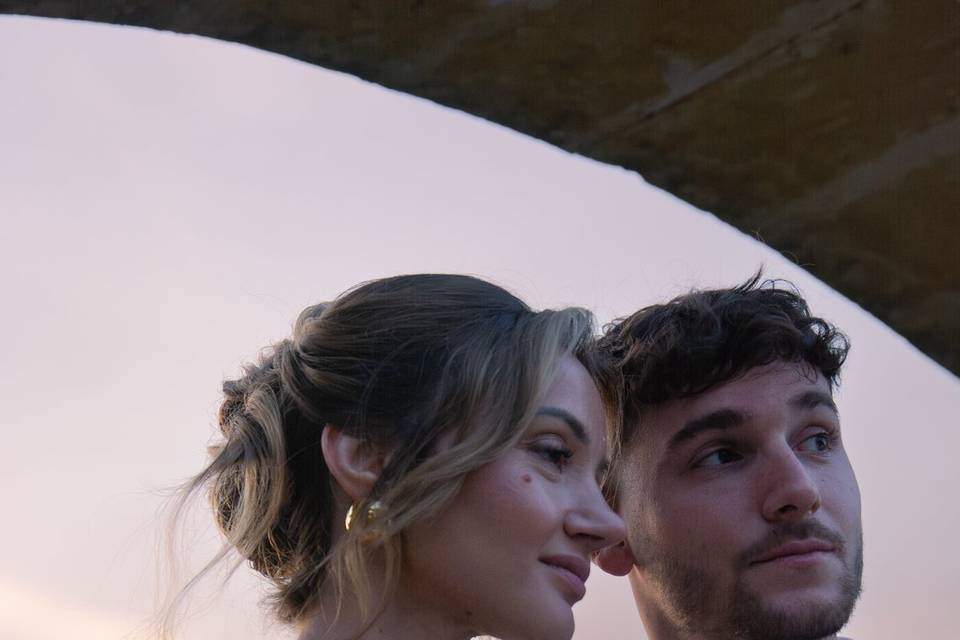 Séance couple au coucher de so