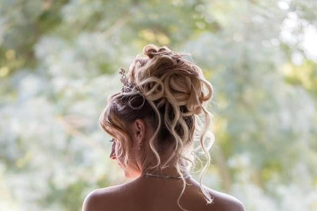 Shooting chignon mariage