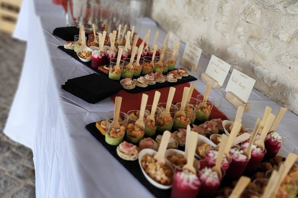 Pièces salées froides