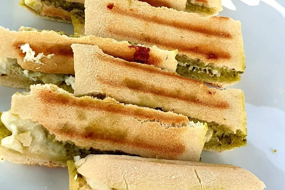 Stand panini au pesto