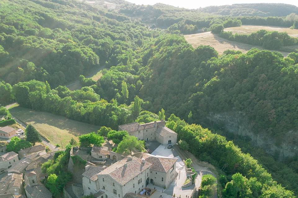 Château vue du ciel