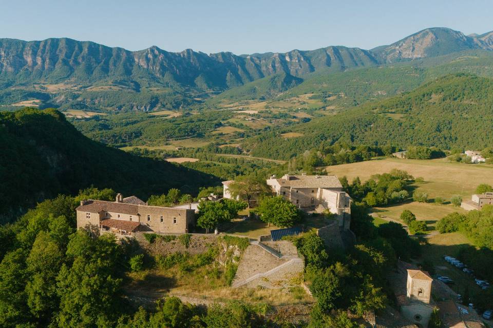 Vue du ciel - vue terrasse