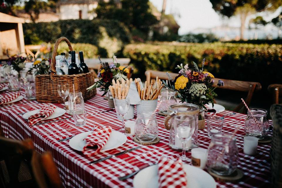 Mariage dans un domaine vitico