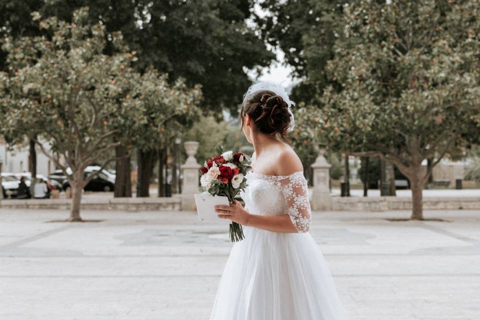 Chignon mariage Imp'Hairial