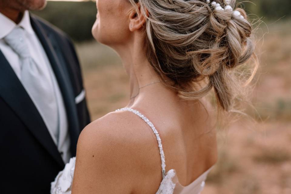 Chignon mariée Imp'Hairial